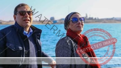 وزيرا البيئة والبترول يختتما جولتهما برحلة بحرية بمنطقة خليج السويس 