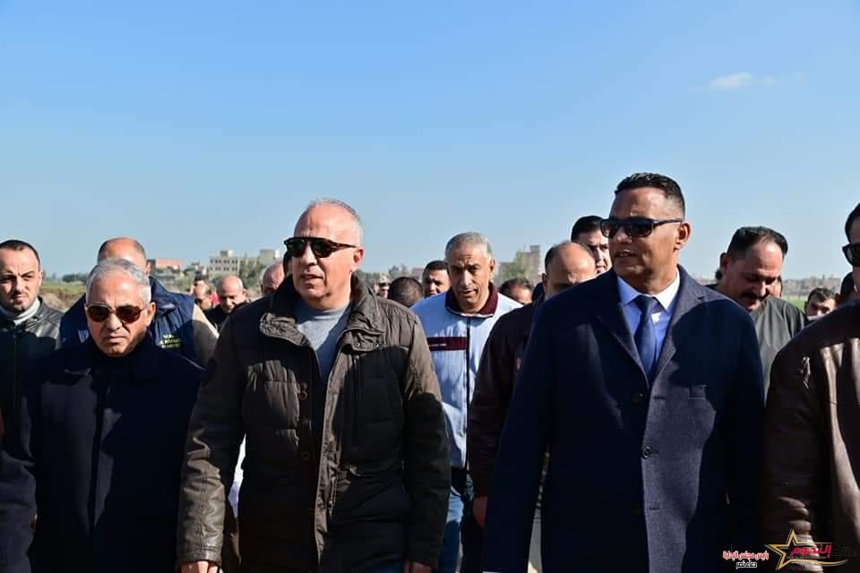 الدكتور هاني سويلم يتفقد مشروعات الرى بمحافظتى الدقهلية والشرقية