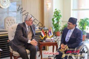 وزير التعليم العالي يستقبل سفير نيبال بالقاهرة لبحث سبل دعم التعاون بين مصر ونيبال