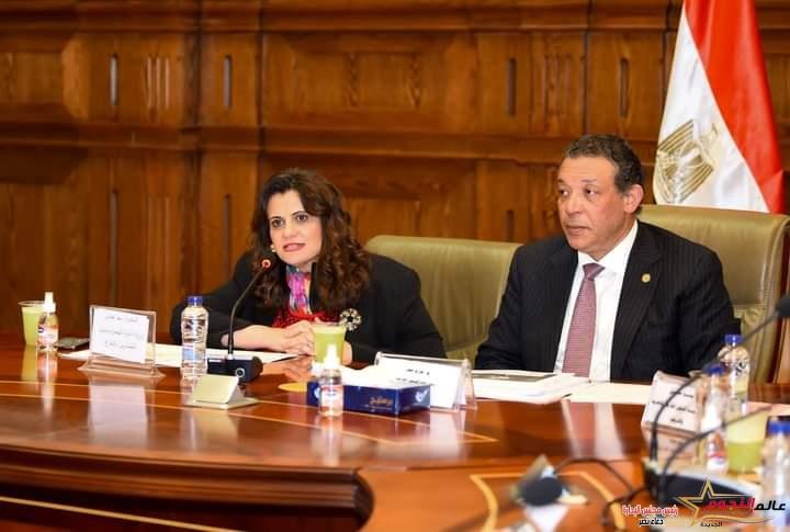 وزيرة الهجرة تشارك في اجتماع لجنة الشئون الخارجية والعربية والإفريقية بمجلس الشيوخ