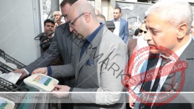 محافظ بني سويف يتفقد منافذ وزارة الزراعة "المتنقلة "