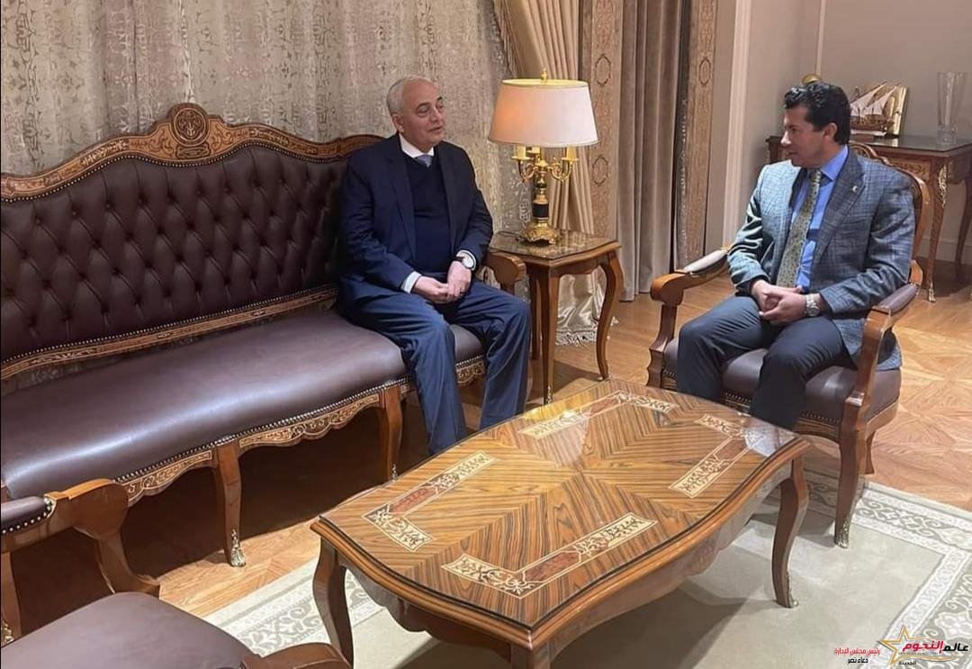 وزير الشباب والرياضة يبحث مع وزيرا التربية والتعليم والثقافة عدد من الملفات المشتركة