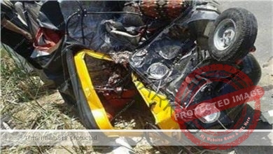 إصابة 4 أطباء بحادث تصادم «توك توك بتروسيكل» في بني سويف