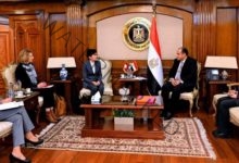 سمير يلتقى السفيرة السويسرية بالقاهرة لبحث  التعاون المشترك بين البلدين
