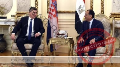 رئيس الوزراء يلتقي الرئيس الكرواتي والوفد المرافق له