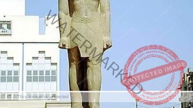 تمثال الملك "رمسيس الثاني" موطنه الأصلي ممفيس