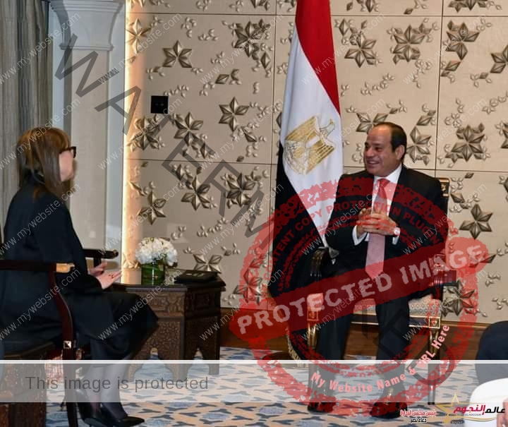 السيسي ألتقى رئيسة وزراء الجمهورية التونسية بدبي