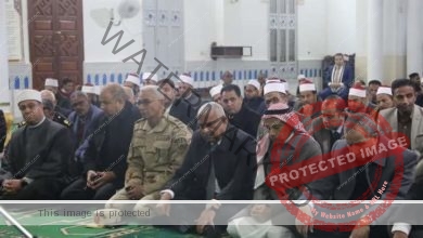 محافظ السويس والقيادات العسكرية والأمنية والتنفيذية واهالي السويس يحتفلون بذكري الإسراء والمعراج 