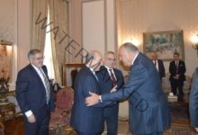 وزير الخارجية يستقبل رئيس مجلس المستشارين المغربي