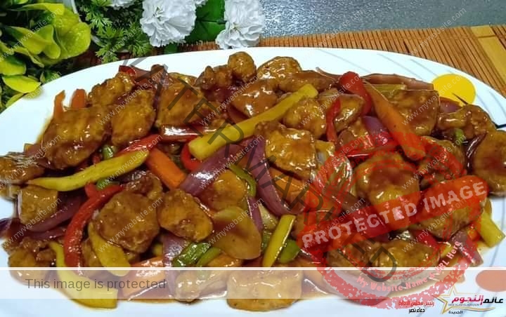 الدجاج الصيني بالكاتشاب ... مقدم من: مطبخ عالم النجوم