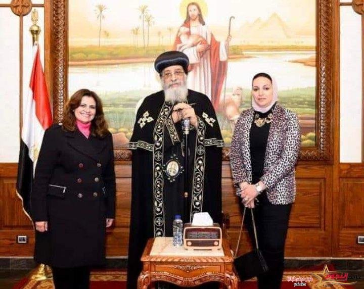 وزيرة الهجرة: الكنيسة المصرية دورها وطني وساندت الوزارة في كثير من المبادرات