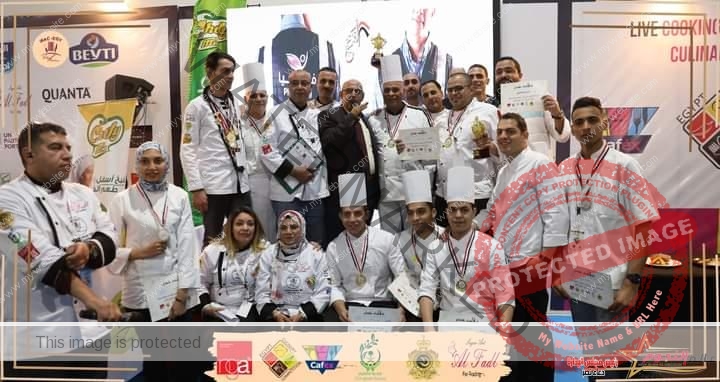 نجاح باهر لـ مسابقة "مصر للطهاة 2023" بمعرض كافيكس الدولي