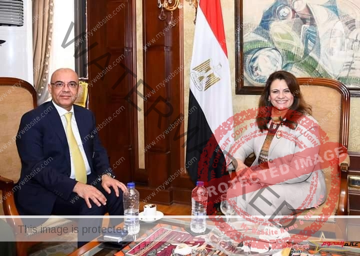 وزيرة الهجرة تستقبل النائب عمرو هندي لبحث تعزيز التعاون المشترك 