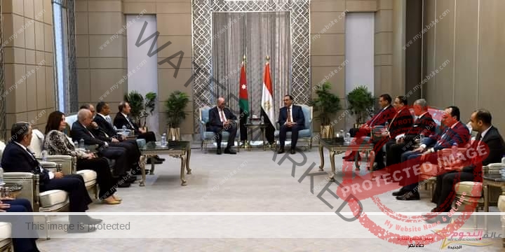 رئيس الوزراء يلتقى رئيس مجلس الأعيان الأردني والوفد المرافق له