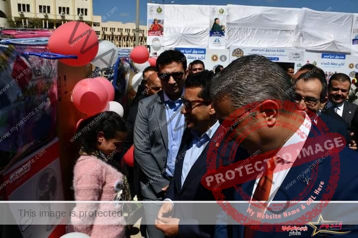 وزير الشباب والرياضة ومحافظ الفيوم يشهدان احتفالية صندوق تحيا مصر