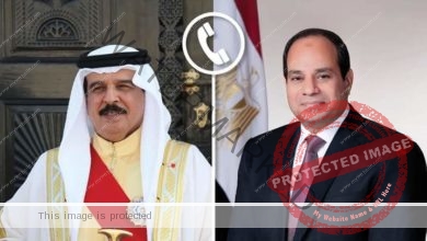 السيسي يتلقى اتصالاً هاتفياً من الملك حمد بن عيسى آل خليفة ملك المملكة البحرينية