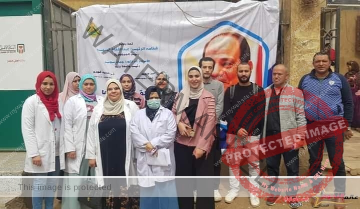 جامعة بنها تنظم قافلة طبية بقرية السفاينة مركز طوخ