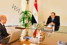السيسي يجتمع بمستشار عمر مروان وزير العدل