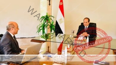 السيسي يجتمع بمستشار عمر مروان وزير العدل