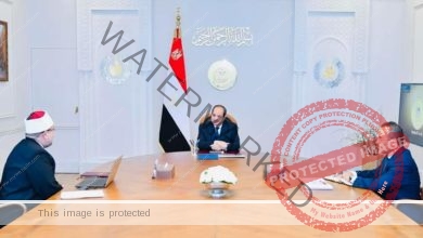 اجتمع السيد الرئيس عبد الفتاح السيسي اليوم مع  وزير الأوقاف  