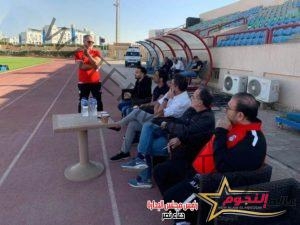 فيتوريا يؤازر المنتخب الأولمبي قبل مواجهة زامبيا  