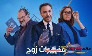 طلاق طارق لطفى وعائشة بن أحمد في الحلقة 9 من مسلسل مذكرات زوج