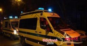 عاجل … إصابة 4 أشخاص فى حادث إنقلاب سيارة ملاكي بالمنيا
