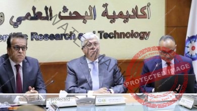 عاشور يرأس الاجتماع الثالث لمجلس إدارة المشروع القومي للجينوم المرجعي للمصريين بأكاديمية البحث العلمي