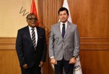 وزير الرياضة يلتقي نظيره الكونغولي لبحث التعاون المشترك
