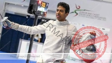 أحمد هشام  لاعب نادي الصيد يحقق برونزية بطولة العالم للسلاح تحت 17 سنة