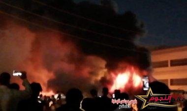 الحماية المدنية تسيطر علي حريق نشب داخل مصنع طباعة أوراق فى الوراق