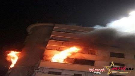 إخماد حريق شقة سكنية فى الهرم دون إصابات