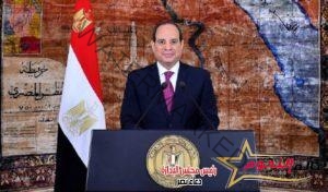 الرئيس السيسي يهنئ شعب مصر بمناسبة عيد تحرير سيناء