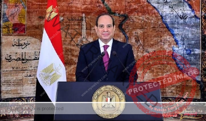 الرئيس السيسي يهنئ شعب مصر بمناسبة عيد تحرير سيناء