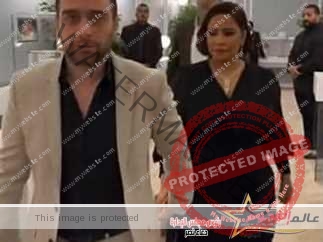 شيرين برفقة زوجها حسام حبيب في الرياض 