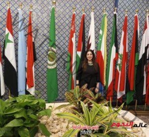 دينا شرف الدين تشارك في جلسات منتدى الأسرة العربية بمقر جامعة الدول العربية