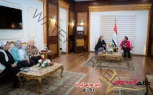 وزيرة البيئة تستقبل صاحبة السمو الملكي الأردني الأميرة عالية بن حسين توثيقاً لبدء التعاون المصري الأردني