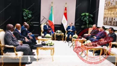 السيسي يلتقي رئيس جمهورية جزر القمر والرئيس الحالي للاتحاد الأفريقي