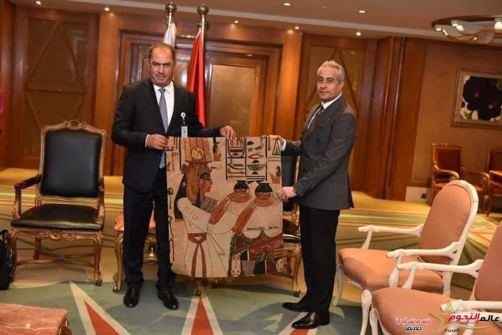 وزير القوى العاملة يلتقي أمين "العمال العرب"..ويؤكد دور العمال المحوري في التنمية