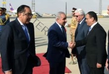 رئيس الوزراء يستقبل رئيس الوزراء الفلسطيني والوفد المرافق له بمطار القاهرة 