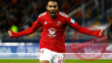 حسين الشحات يسجل الهدف الأول للنادي الأهلي
