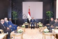 الرئيس السيسي يلتقى موسى فقيه رئيس مفوضية الاتحاد الأفريقي