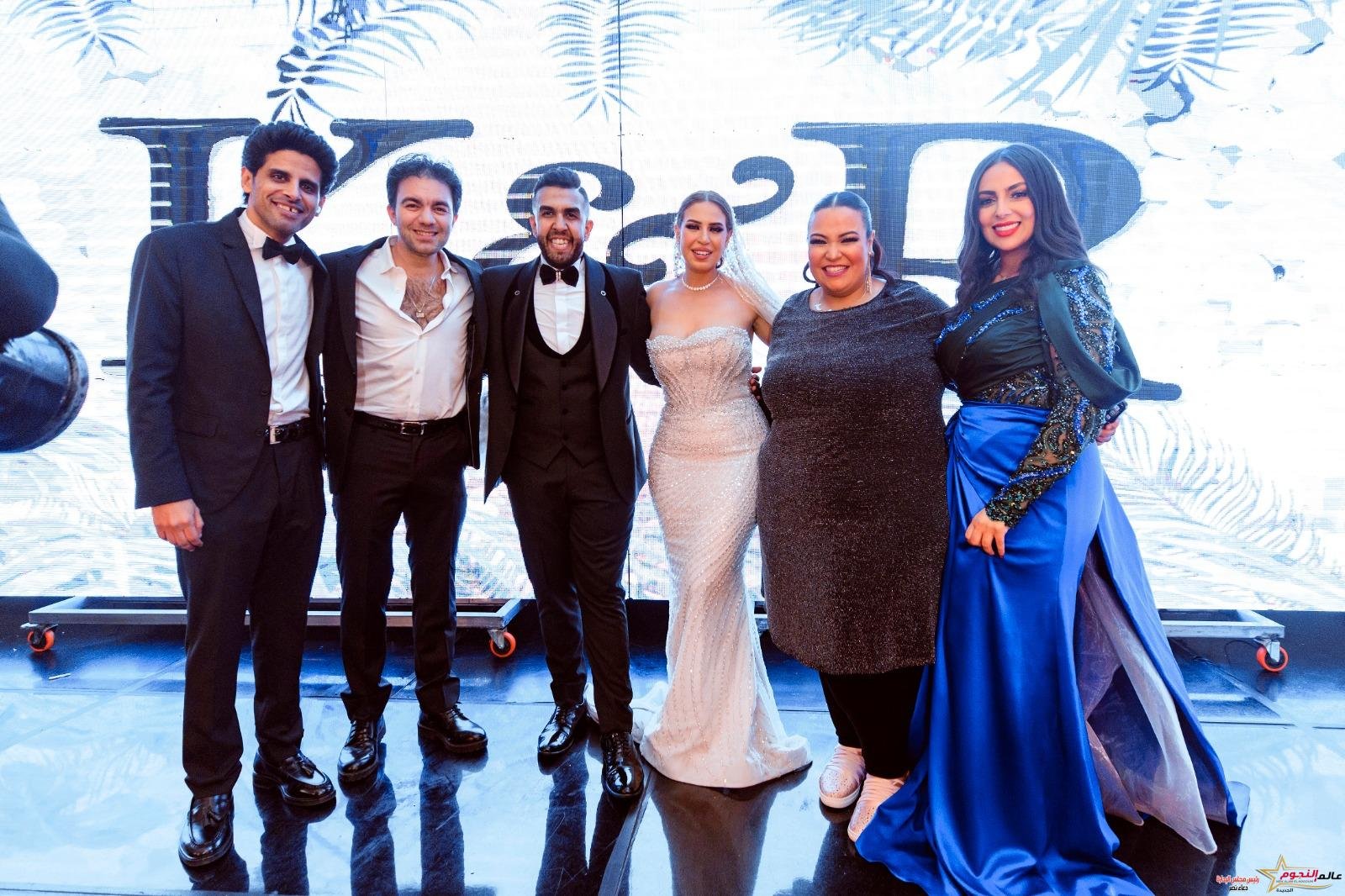 نجوم الوسط الفني من حفل زفاف "كريم سامي"