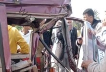 عاجل .. إصابة 4 أشخاص اثر حادث انقلاب سيارة ربع نقل أعلى الطريق بمدينة 6 أكتوبر