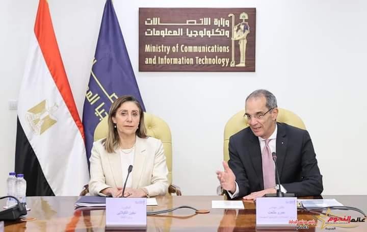 وزيرا الاتصالات وتكنولوجيا المعلومات والثقافة يبحثان مستجدات أعمال مشروع إنشاء منصة تراث مصر الرقمية