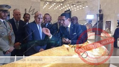 رئيس الجمهورية الإسلامية الموريتانية يزور المتحف القومي للحضارة المصرية