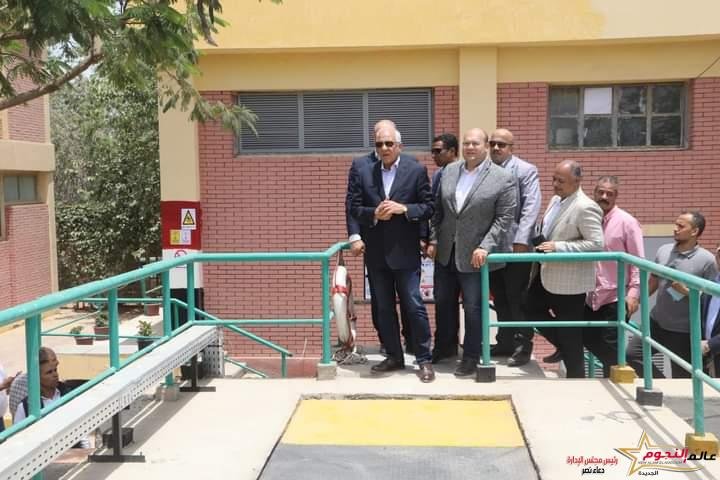 محافظ الجيزة يتابع مراحل العمل بمحطات معالجه الصرف الصحي بأم دينار ومياه الشرب بمنشاة القناطر 1 محافظ الجيزة يتابع مراحل العمل بمحطات معالجه الصرف الصحي بأم دينار ومياه الشرب بمنشاة القناطر