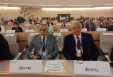 الوزير حسن شحاتة والسفير ايهاب جمال الدين يشاركان في "قمة عالم العمل" بجنيف
