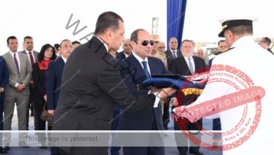 افتتاح محطة "تحيا مصر" متعددة الأغراض بميناء الأسكندرية الكبير