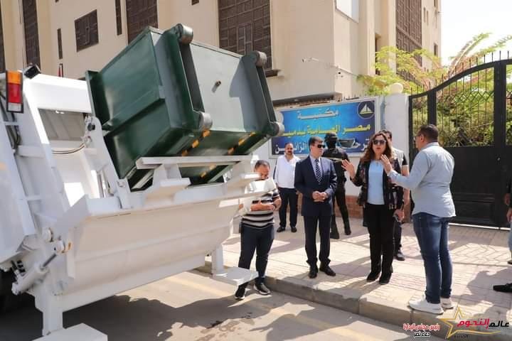 محافظ دمياط تشهد استلام عدد 3 سيارات مكبس لدعم منظومة النظافة